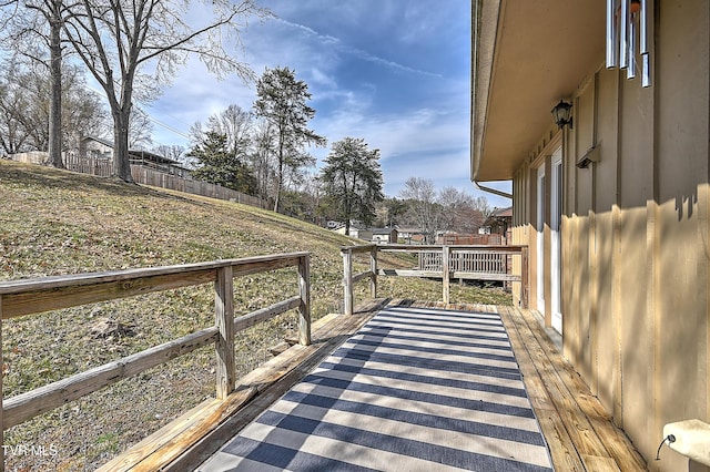 exterior space with fence