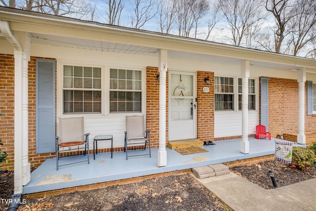 4511 Grace Dr, Kingsport, TN 37664 - property entrance featuring brick siding and covered porch