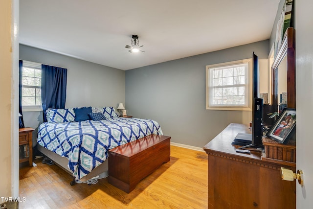 4511 Grace Dr, Kingsport, TN 37664 - bedroom with baseboards and wood finished floors