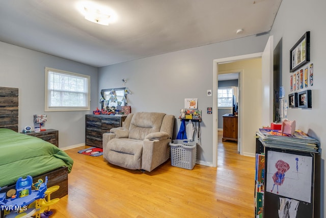 4511 Grace Dr, Kingsport, TN 37664 - bedroom featuring light wood-style floors and baseboards