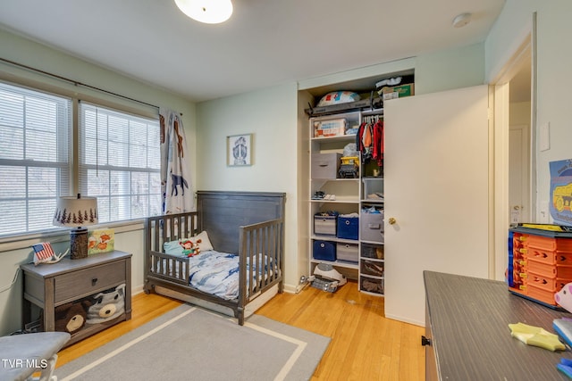 4511 Grace Dr, Kingsport, TN 37664 - bedroom with a closet and light wood-style floors