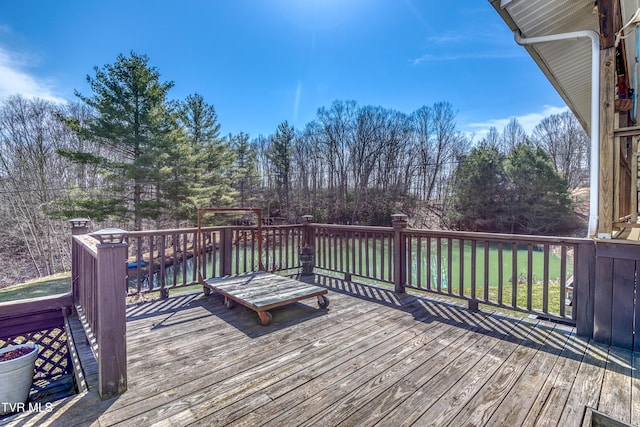 view of deck