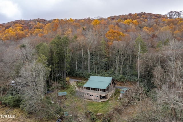 368 Ripshin Lake Rd, Roan Mountain, TN 37687 - aerial view of property and surrounding area featuring a heavily wooded area