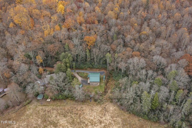 368 Ripshin Lake Rd, Roan Mountain, TN 37687 - aerial view of property and surrounding area featuring a forest