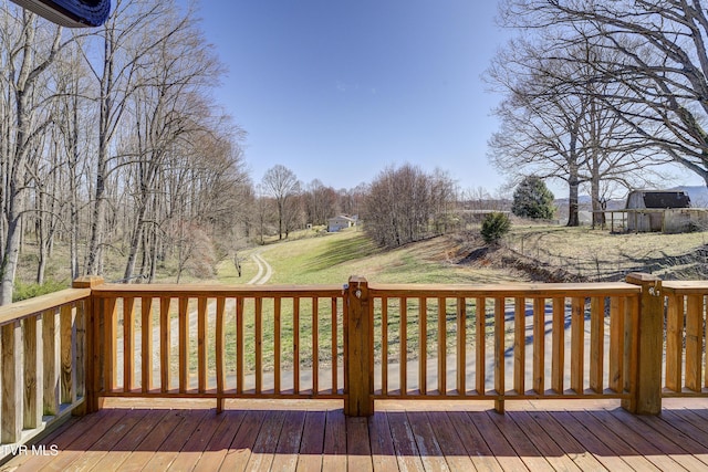 137 Unaka View Rd, Johnson City, TN 37601 - deck with a yard