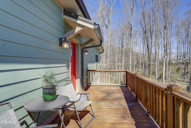 137 Unaka View Rd, Johnson City, TN 37601 - view of wooden deck