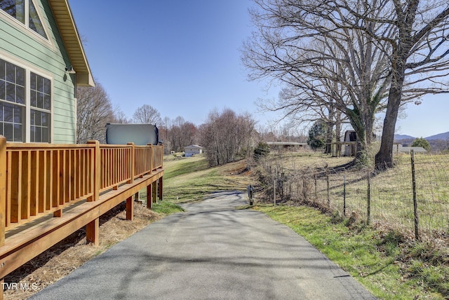 137 Unaka View Rd, Johnson City, TN 37601 - view of road featuring aphalt driveway and a rural view