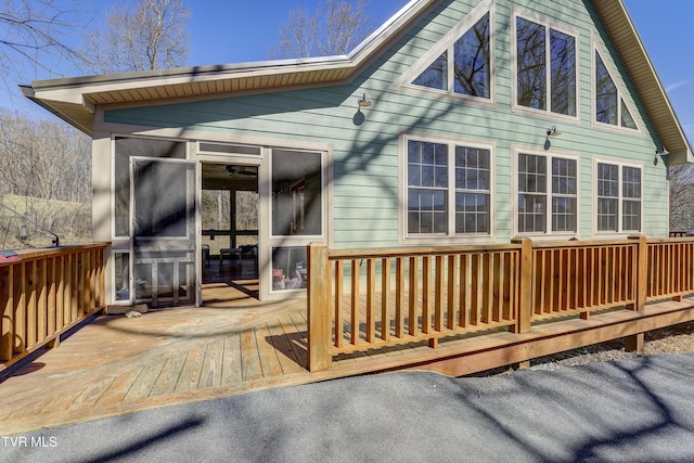 137 Unaka View Rd, Johnson City, TN 37601 - view of wooden terrace
