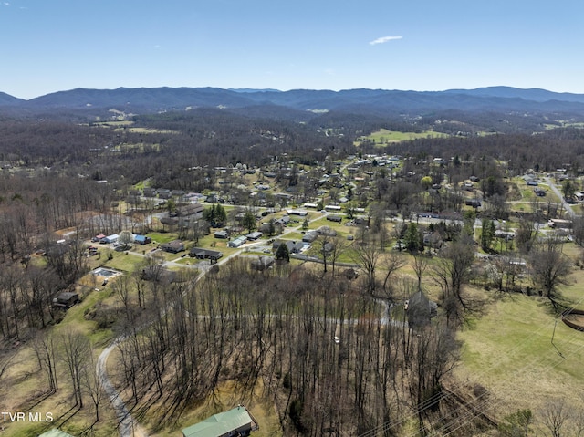 137 Unaka View Rd, Johnson City, TN 37601 - drone / aerial view featuring a mountain view