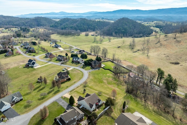 20324 Josh Allen Dr, Abingdon, VA 24211 - bird's eye view with a rural view and a mountain view
