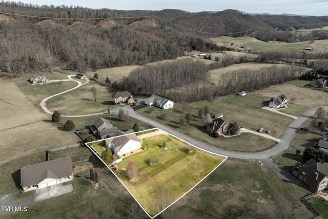 20324 Josh Allen Dr, Abingdon, VA 24211 - aerial view with a rural view