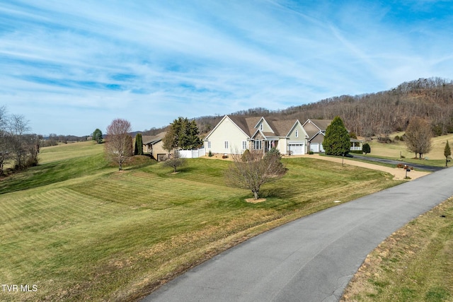 20324 Josh Allen Dr, Abingdon, VA 24211 - view of front of home with a garage, a front lawn, and driveway
