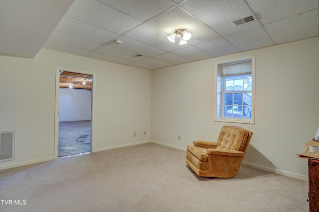142 Laurel Acres Ct, Jonesborough, TN 37659 - unfurnished room with carpet floors and a paneled ceiling