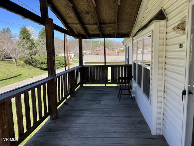 157 Power House Holw, Clintwood, VA 24228 - view of wooden deck
