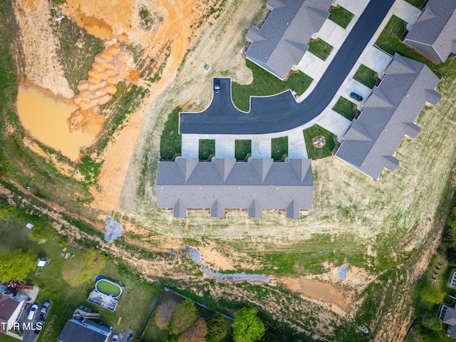 aerial view of property's location
