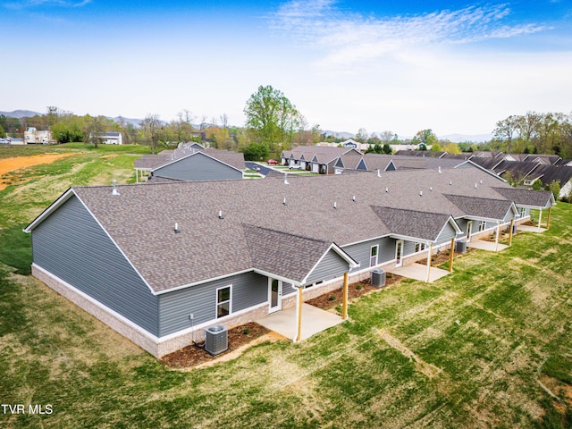 aerial perspective of suburban area