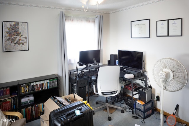 118 Starlite Dr, Greeneville, TN 37743 - office area with carpet floors