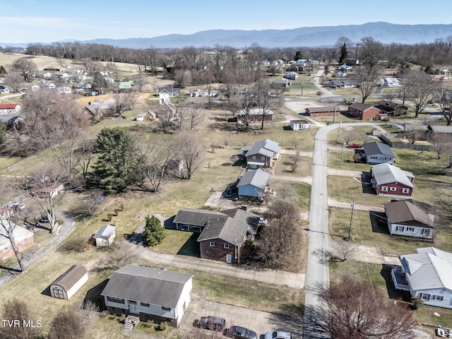 118 Starlite Dr, Greeneville, TN 37743 - bird's eye view featuring a residential view and a mountain view