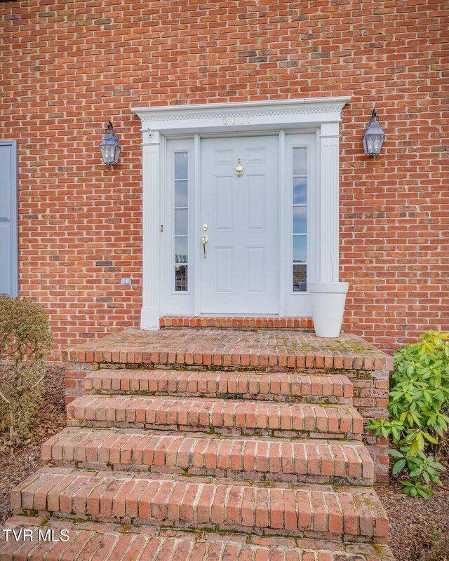 2017 Springfield Ave, Kingsport, TN 37664 - property entrance featuring brick siding