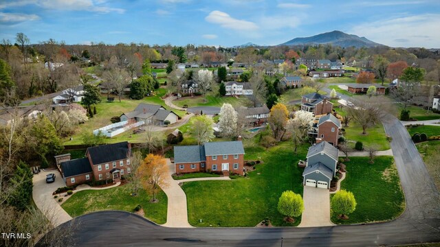 2017 Springfield Ave, Kingsport, TN 37664 - aerial view with a mountain view and a residential view
