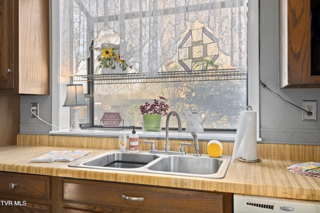 4245 Maplewood St, Kingsport, TN 37660 - kitchen featuring dishwashing machine and a sink