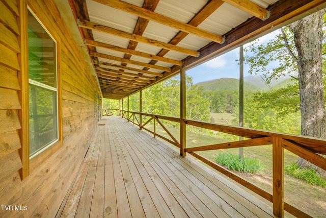 view of deck