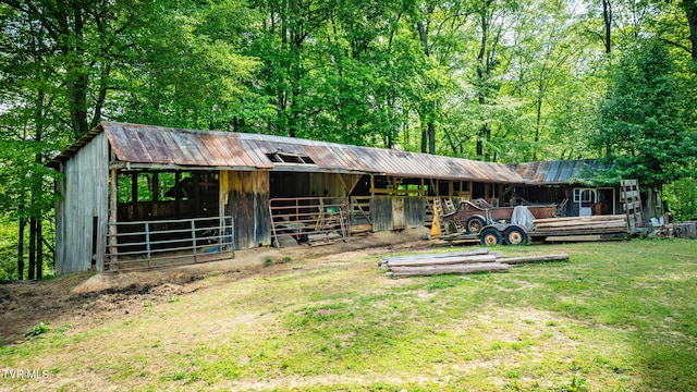 view of stable