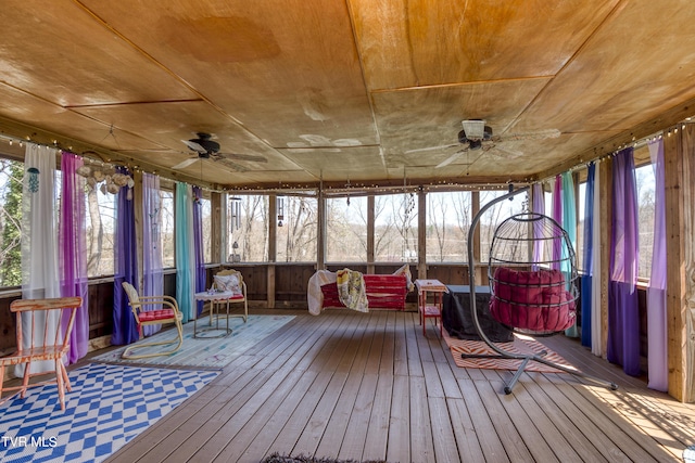 23324 Denton Valley Rd, Abingdon, VA 24211 - sunroom / solarium featuring ceiling fan