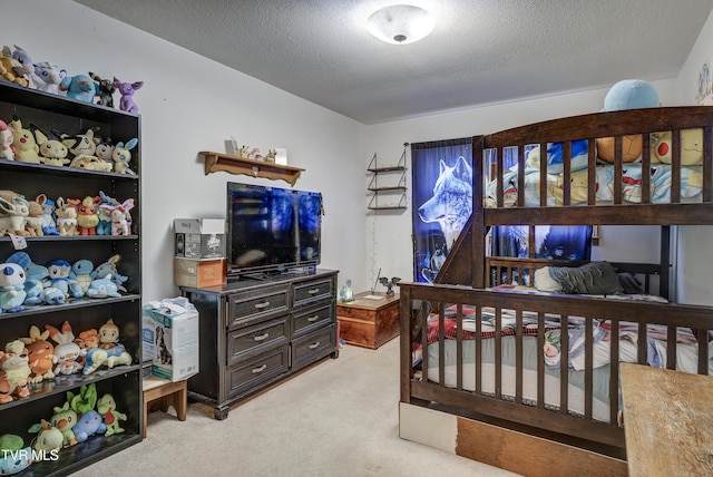 216 Nelson Ave, Piney Flats, TN 37686 - bedroom featuring light carpet and a textured ceiling