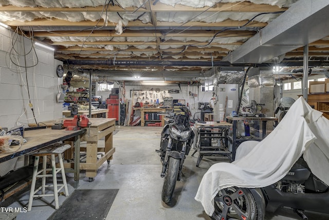 216 Nelson Ave, Piney Flats, TN 37686 - unfinished below grade area with a workshop area