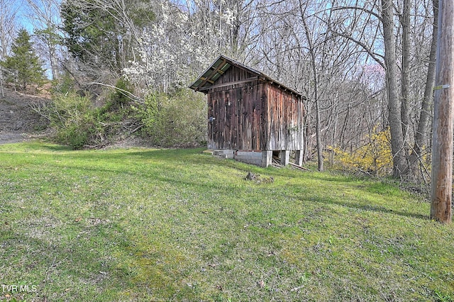 view of outbuilding with an outdoor structure