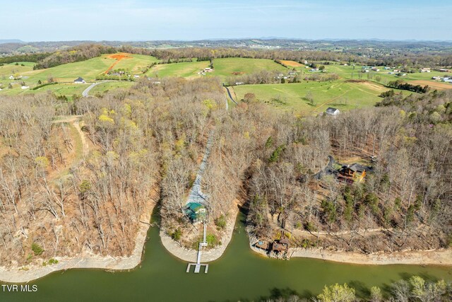 403 Deerlick Rd, Piney Flats, TN 37686 - bird's eye view featuring a water view