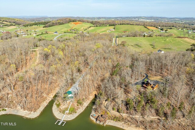 403 Deerlick Rd, Piney Flats, TN 37686 - aerial view featuring a water view