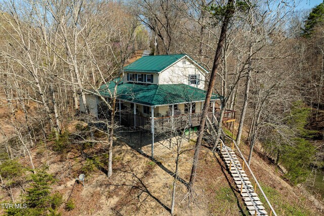 403 Deerlick Rd, Piney Flats, TN 37686 - view of outdoor structure featuring a porch