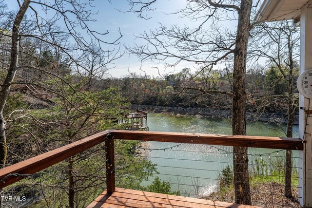403 Deerlick Rd, Piney Flats, TN 37686 - exterior space with a wooded view