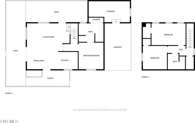 403 Deerlick Rd, Piney Flats, TN 37686 - floor plan
