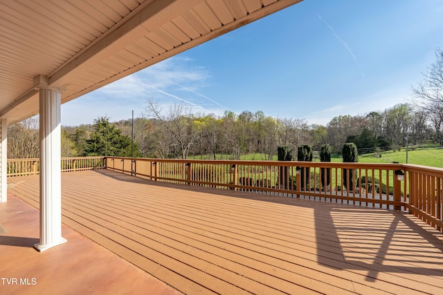 166 Lonesome Dove Ln, Elizabethton, TN 37643 - view of wooden terrace