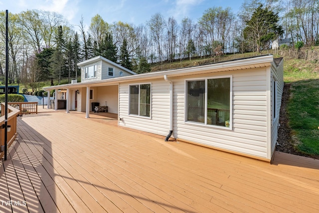 166 Lonesome Dove Ln, Elizabethton, TN 37643 - view of wooden terrace