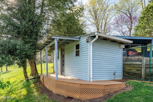 166 Lonesome Dove Ln, Elizabethton, TN 37643 - view of outdoor structure with fence