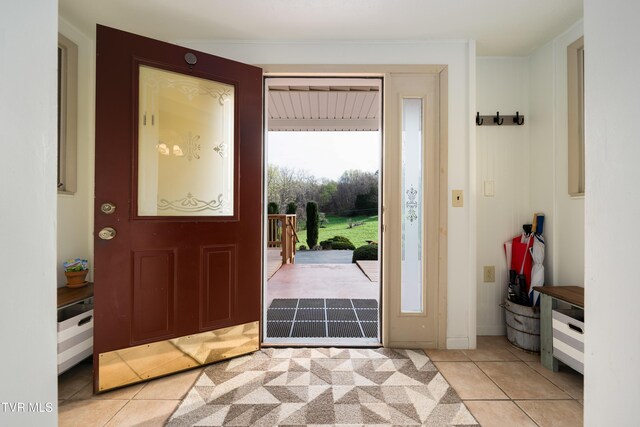 166 Lonesome Dove Ln, Elizabethton, TN 37643 - doorway with light tile patterned floors
