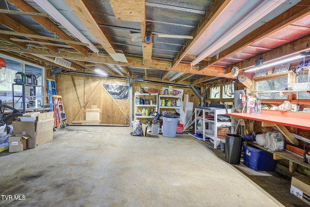 166 Lonesome Dove Ln, Elizabethton, TN 37643 - unfinished basement featuring a workshop area