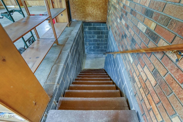 view of stairs