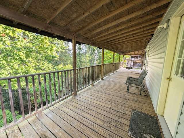 2509 Dc Caney Ridge Rd, Clintwood, VA 24228 - view of wooden terrace