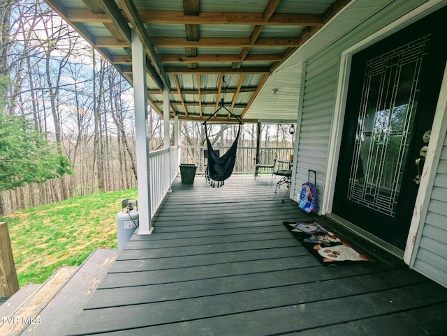 2509 Dc Caney Ridge Rd, Clintwood, VA 24228 - view of deck