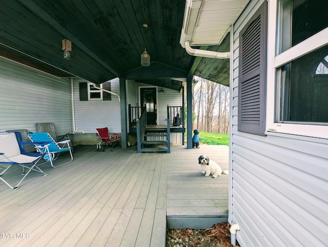 2509 Dc Caney Ridge Rd, Clintwood, VA 24228 - deck featuring covered porch