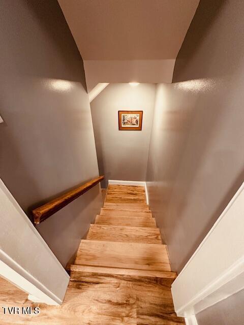 view of stairway
