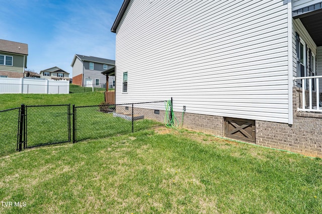1177 Lemongrass Dr, Jonesborough, TN 37659 - view of yard with fence and a gate