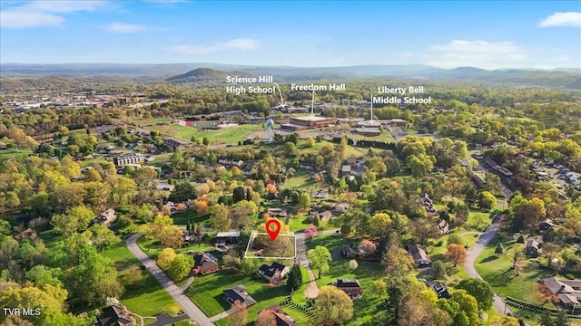 909 Millercrest Dr, Johnson City, TN 37604 - birds eye view of property featuring a mountain view