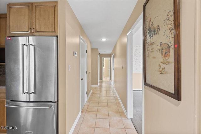 909 Millercrest Dr, Johnson City, TN 37604 - hallway featuring recessed lighting, light tile patterned floors, and baseboards