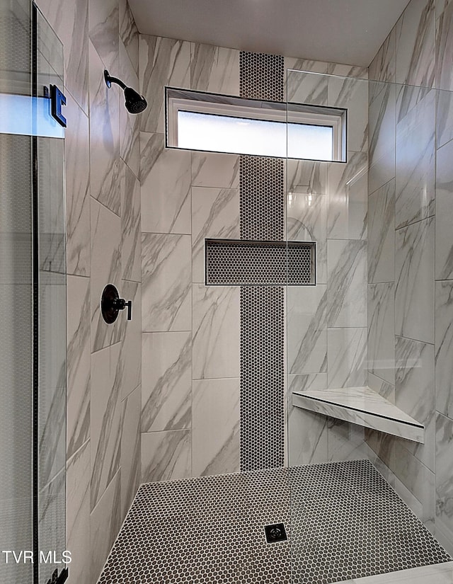 2442 Haystack Cir, Piney Flats, TN 37686 - full bath with plenty of natural light and tiled shower
